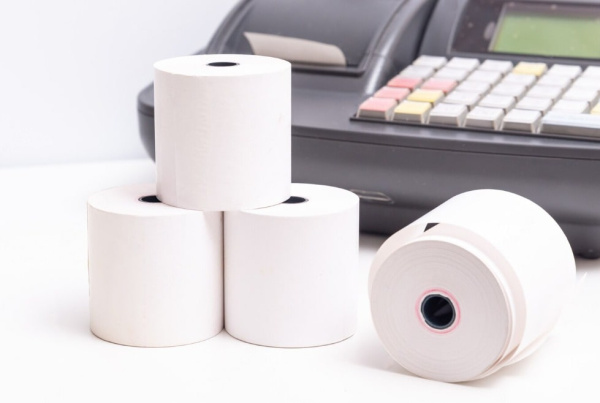 Лента для чековых принтеров 80*80  - торговое оборудование.